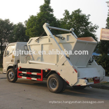 4X2 drive 5cbm Dongfeng swing arm garbage truck/Dongfeng small garbage truck/ Dongfeng mini garbage truck/Dongfeng swing garbage